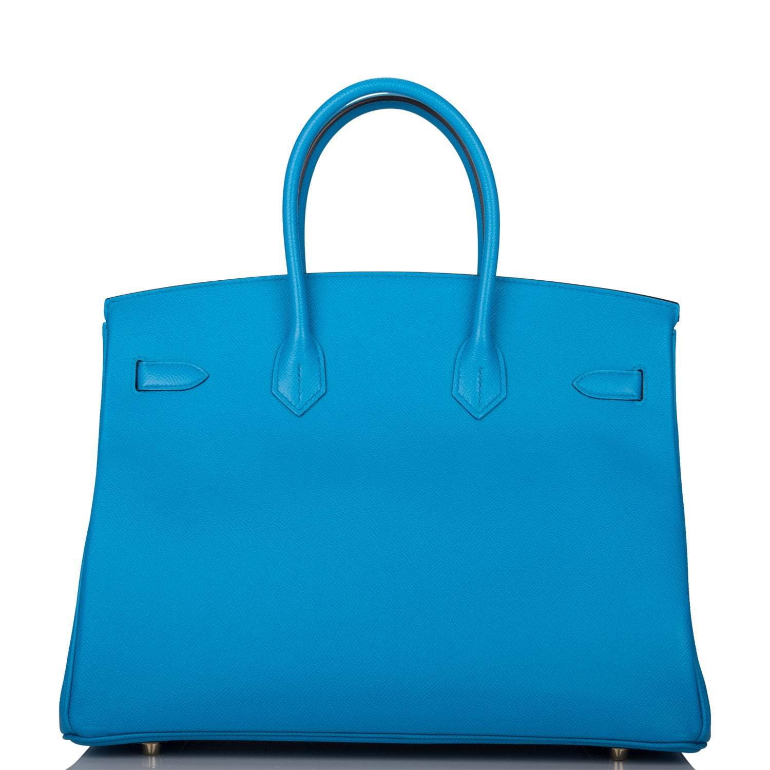 Hermes Bleu Frida Epsom Birkin 35cm Gold Hardware – Madison Avenue Couture