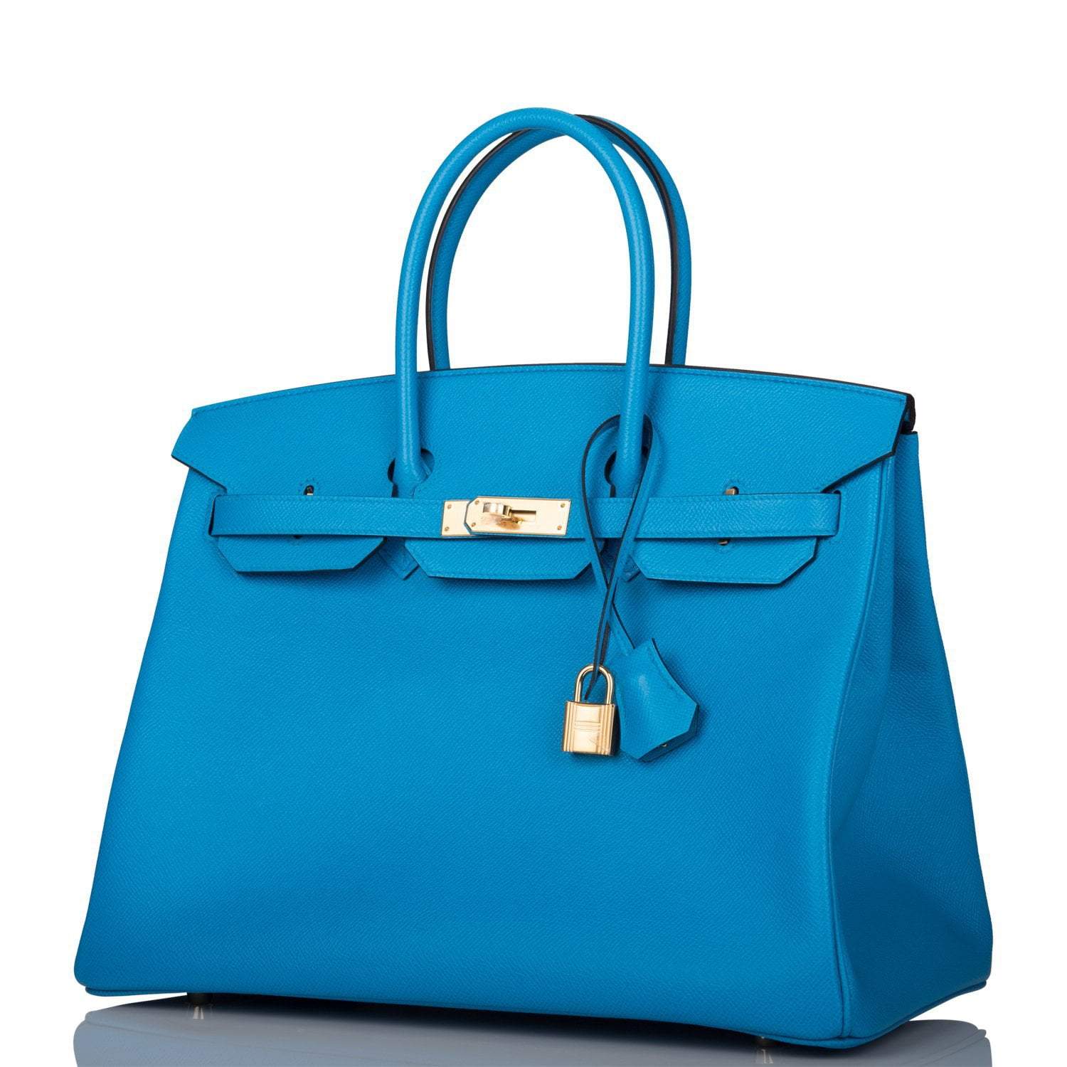 Hermes Bleu Frida Epsom Birkin 35cm Gold Hardware – Madison Avenue Couture