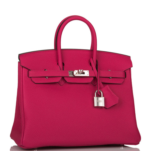 Hermes Birkin 25 Rose Mexico Togo Palladium Hardware