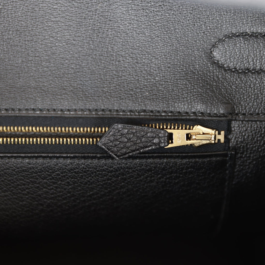 Hermès Birkin 35 Black Togo Gold Hardware
