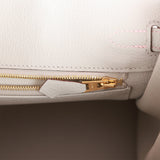 Hermès Birkin HSS 25 Rose Azalee/Gris Perle Epsom Brushed Gold Hardware BGHW