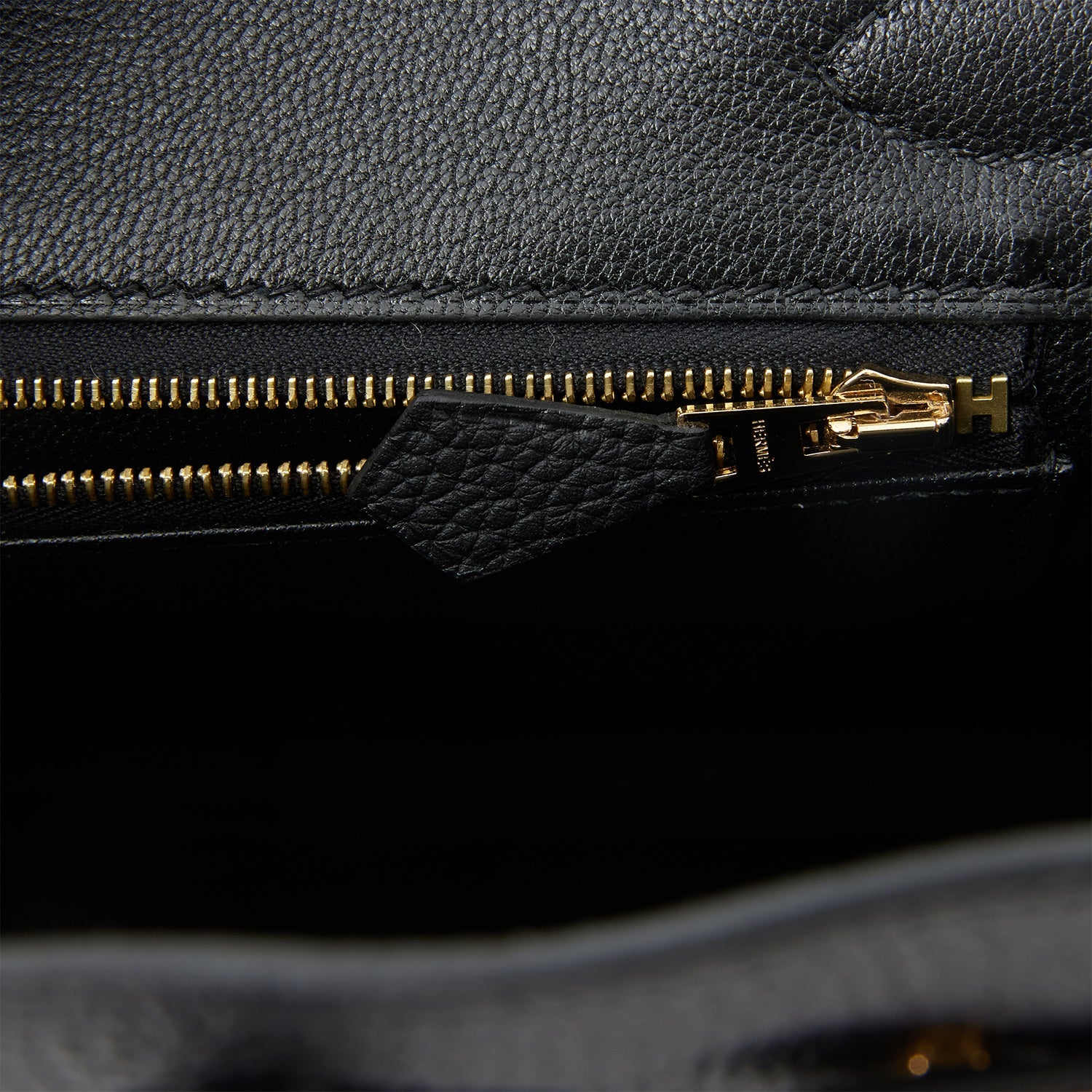 Hermes Birkin 30 Black Togo Gold Hardware