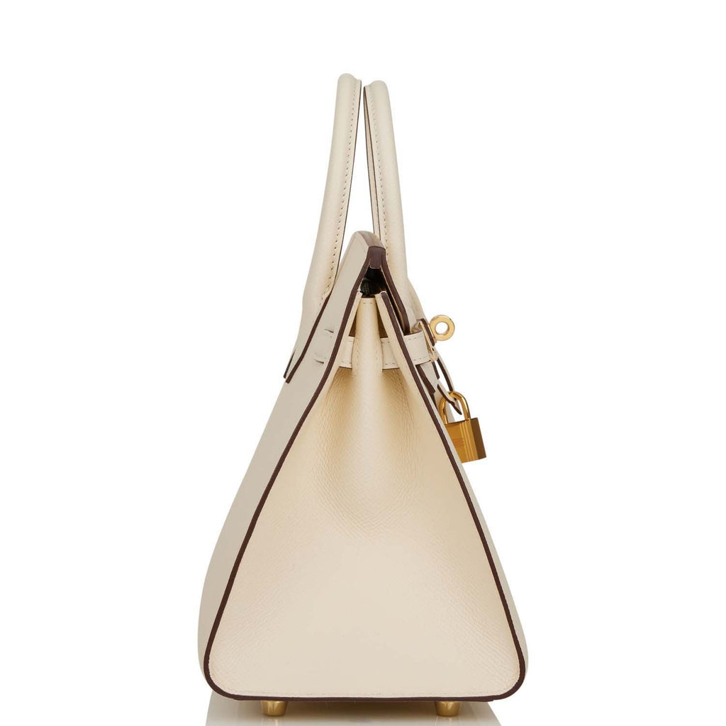 Hermes Birkin 25 Nata Swift Gold Hardware – Madison Avenue Couture