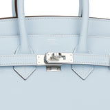 Hermes Birkin Sellier 25 Bleu Brume Epsom Palladium Hardware – Madison  Avenue Couture