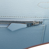 Hermes Birkin Sellier 25 Bleu Brume Epsom Palladium Hardware – Madison ...