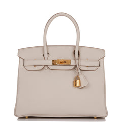 Hermes Birkin 30 Beton Togo Gold Hardware