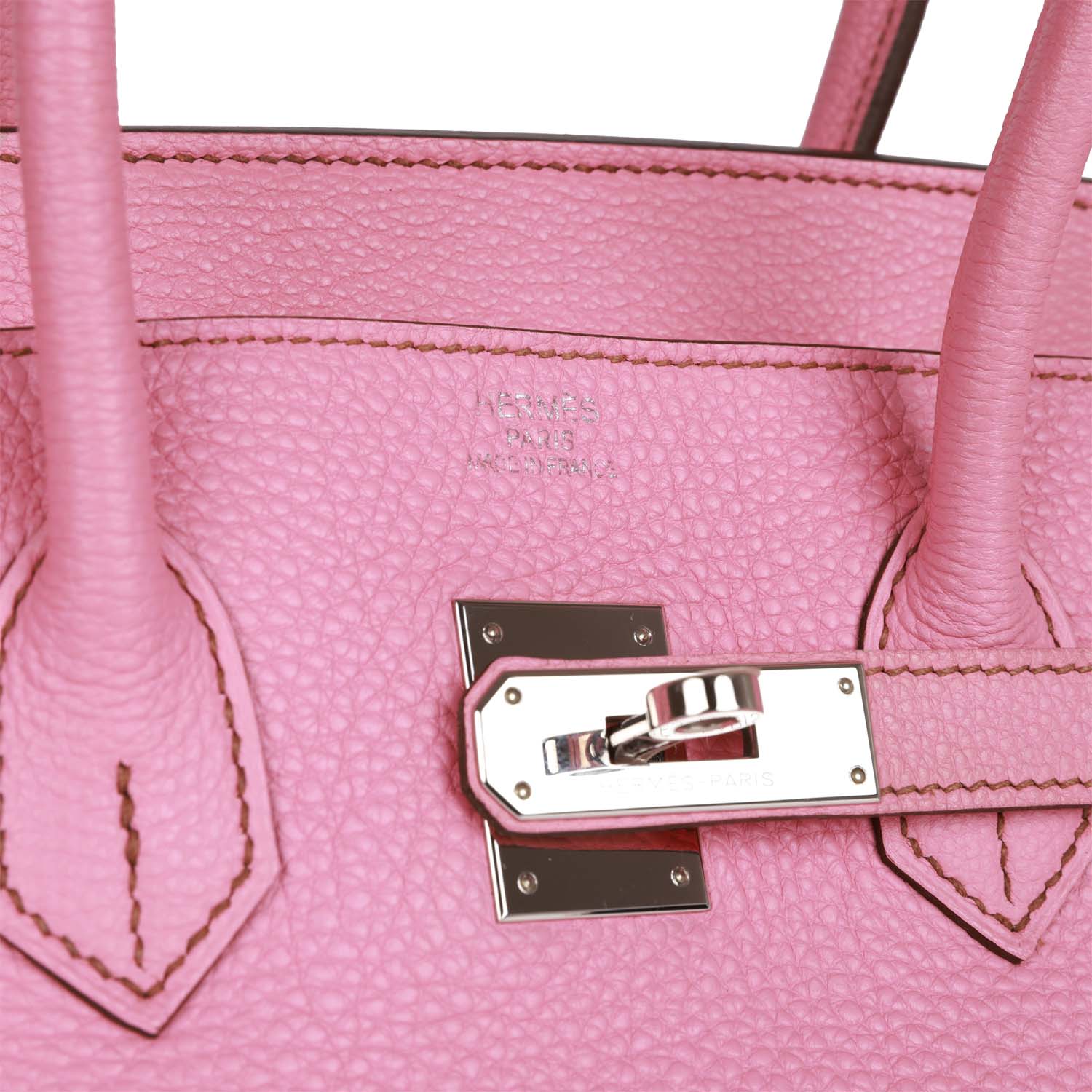 Pre-owned Hermes Birkin 35 Bubblegum Togo Palladium Hardware – Madison ...