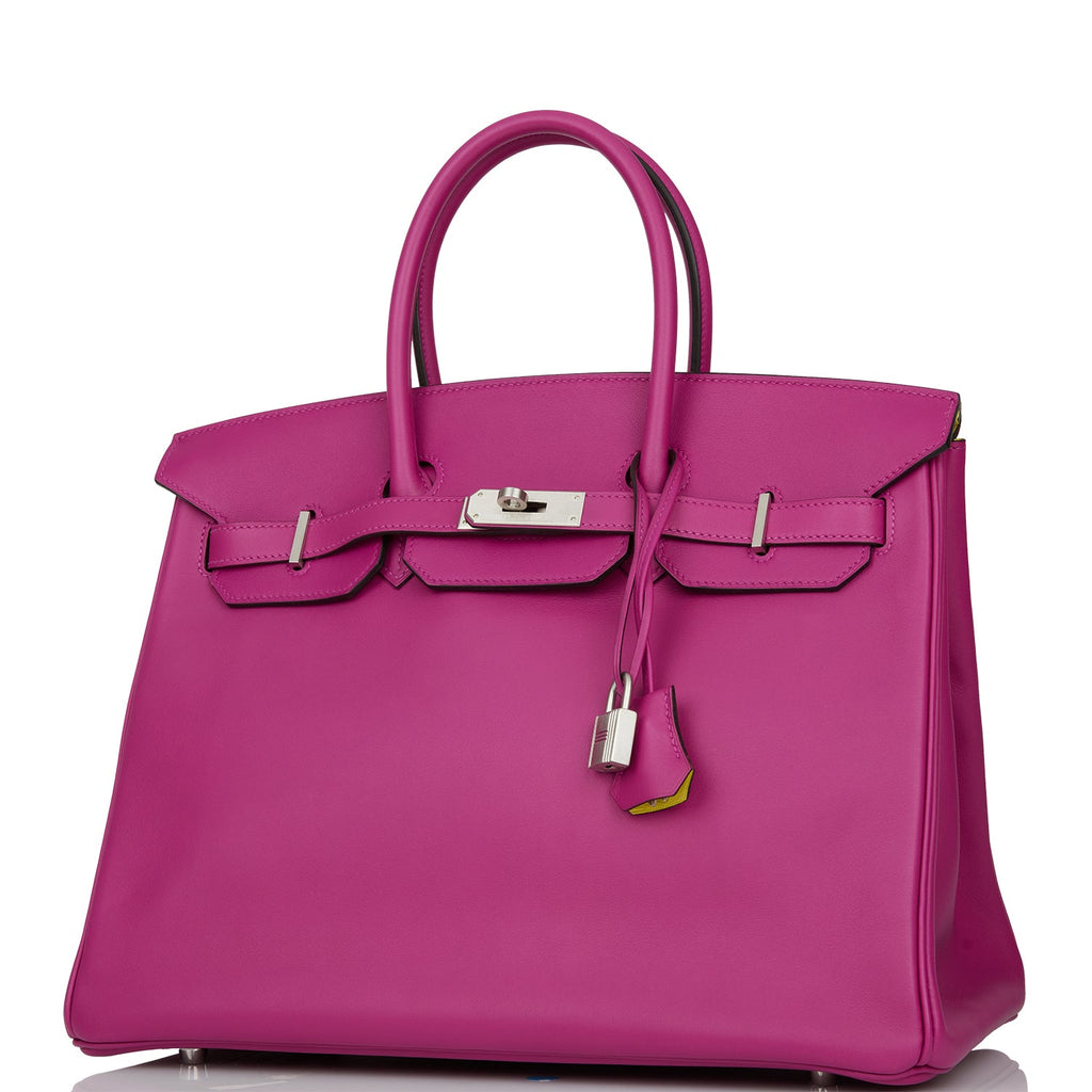 Madison Avenue Couture Hermes Special Order (HSS) Birkin 30 Rose Azalee and Rouge de Coeur Epsom Permabrass Hardware Pink/Red Madison Avenue Couture