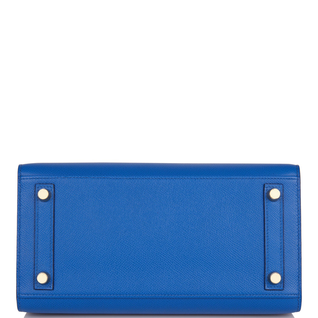 Hermès Birkin 25cm Bleu Frida Sellier Epsom Leather with Gold