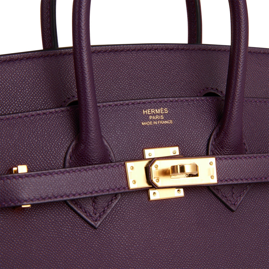Hermes Birkin Sellier 25 Cassis Veau Madame Gold Hardware – Madison Avenue  Couture