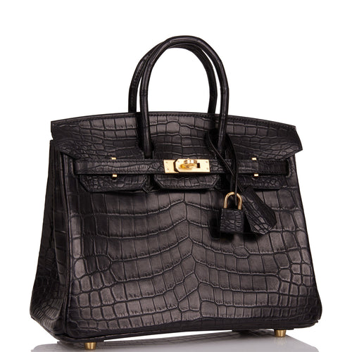 Discount Hermes Birkin Bag35cm Gold HCP Crocodile Leather Ladies' Top  Handles