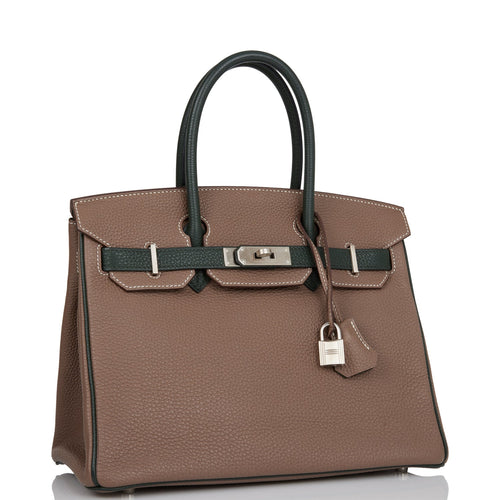 Hermes Birkin Bag 30cm HSS Bi-Color Gris Perle and Graphite Matte