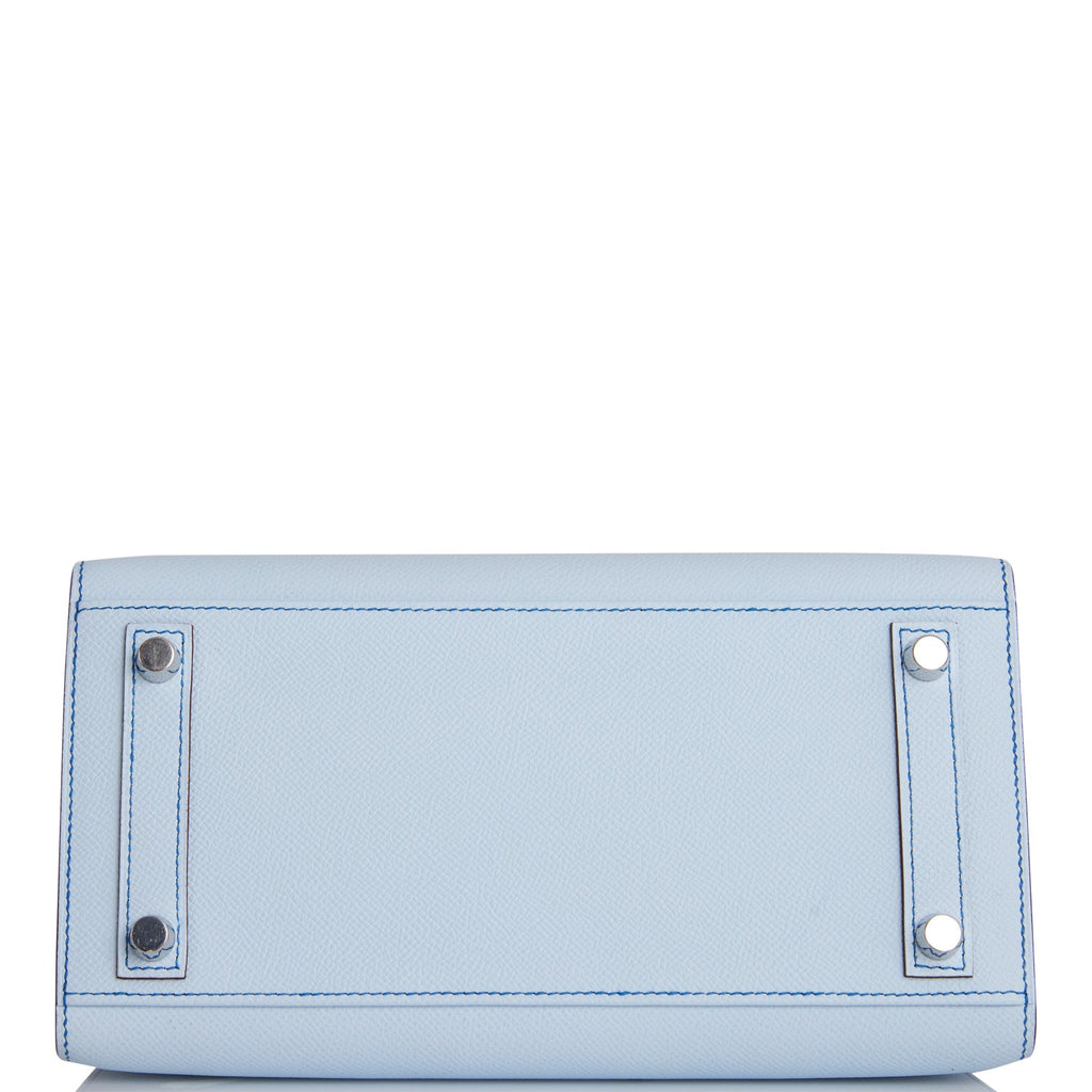 Hermes Birkin Sellier 25 Bleu Frida Epsom Gold Hardware – Madison Avenue  Couture