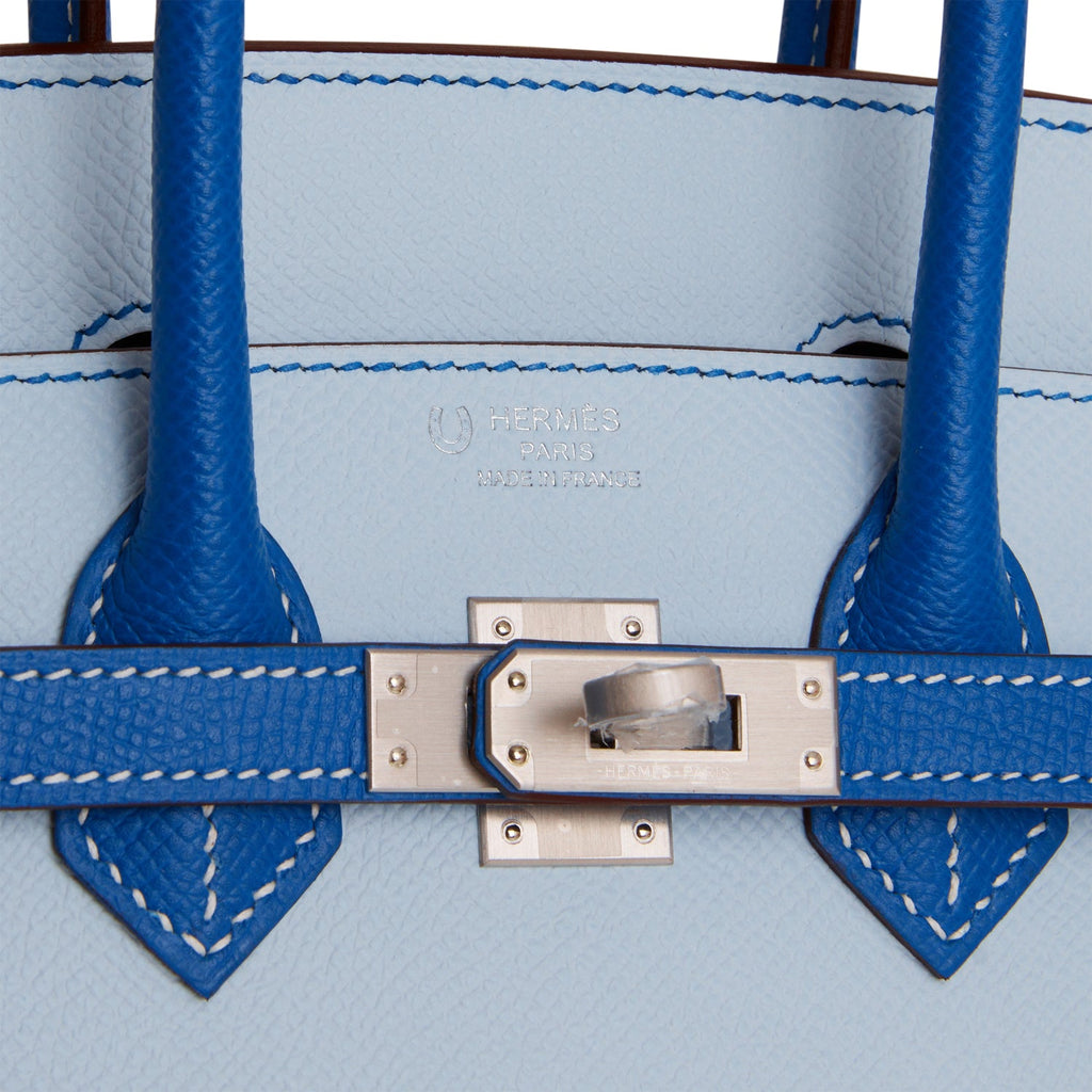 Hermes Birkin Sellier 25 Celeste Epsom Palladium Hardware – Madison Avenue  Couture