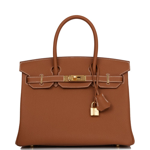 Hermes Birkin 30 Gold Togo Gold Hardware