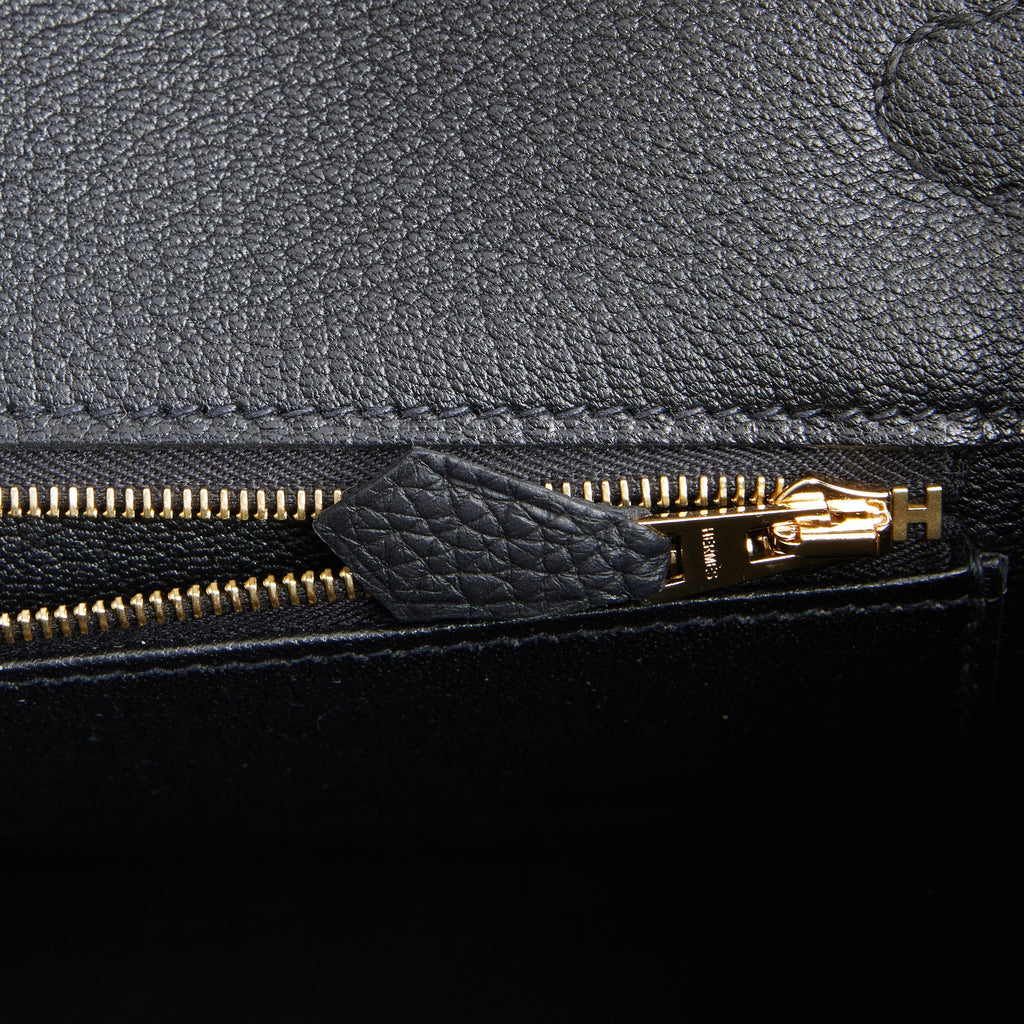 Hermes Birkin 35 Bag Black Togo Leather with Rose Gold Hardware – Mightychic