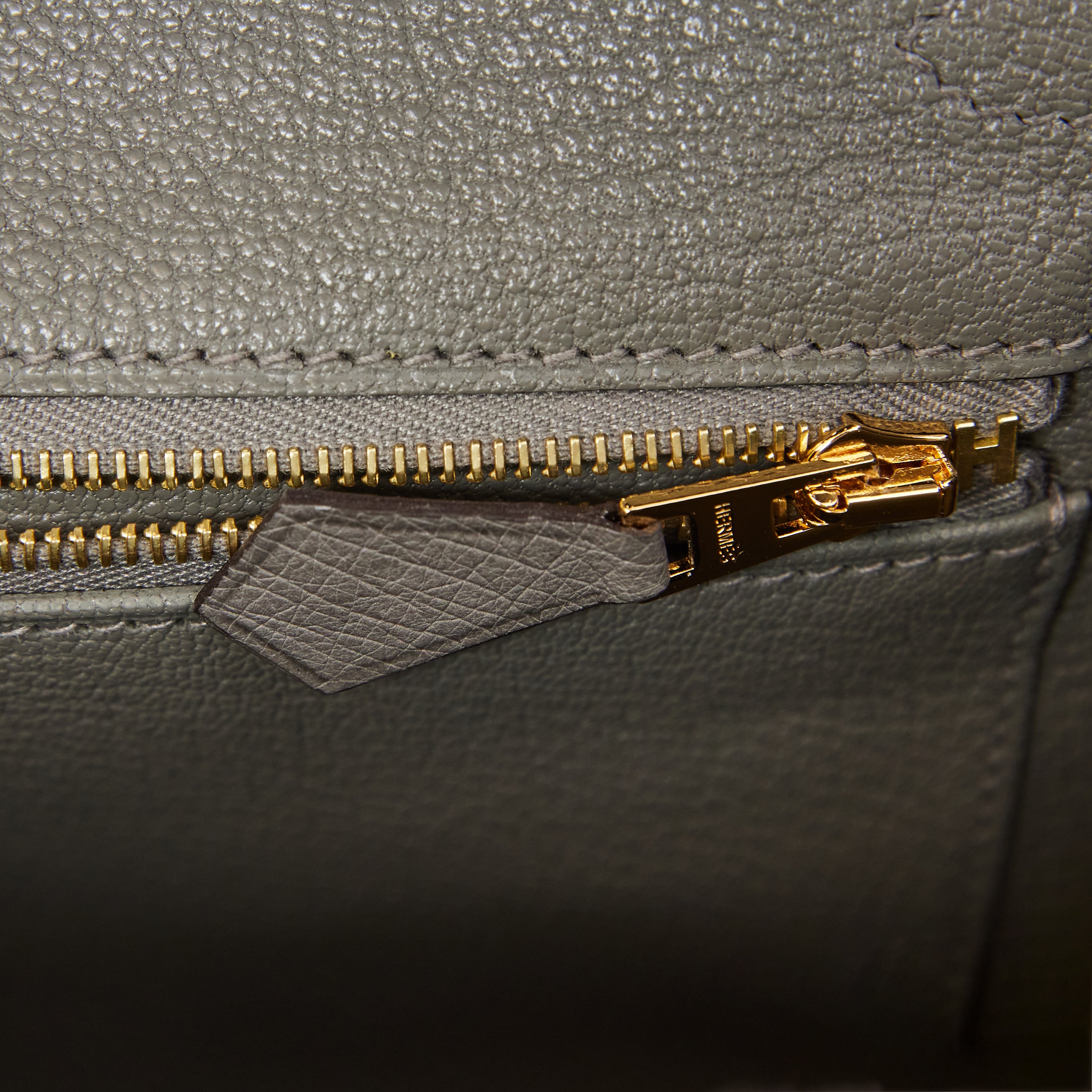 Hermes Birkin 25 Gris Meyer Ostrich Gold Hardware – Madison Avenue Couture