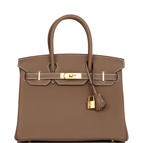 Hermes Birkin 30 Etoupe Togo Gold Hardware
