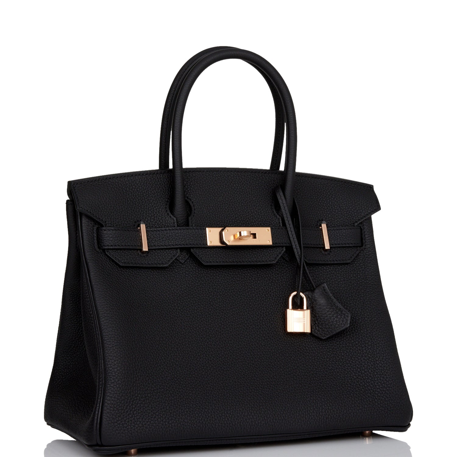 Hermes Birkin 30 Black Togo Rose Gold Hardware – Madison Avenue Couture