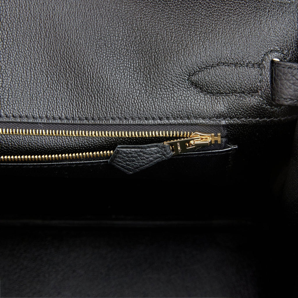 Hermès Birkin 30 Noir (Black) Togo Rose Gold Hardware RGHW — The French  Hunter