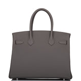 Hermes Birkin 30 Etain Togo Palladium Hardware