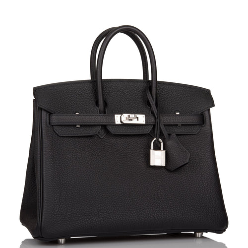 Hermes Black Togo Birkin 25cm Palladium Hardware