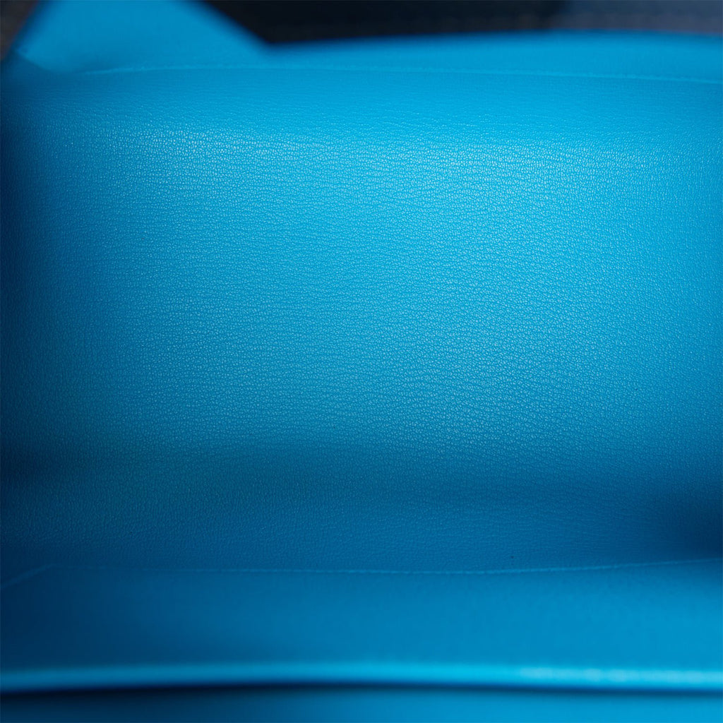 Hermes Birkin 30 Handbag ck76 Blue Indigo Epsom PHW