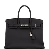 Hermes Birkin 35 Black Togo Palladium Hardware