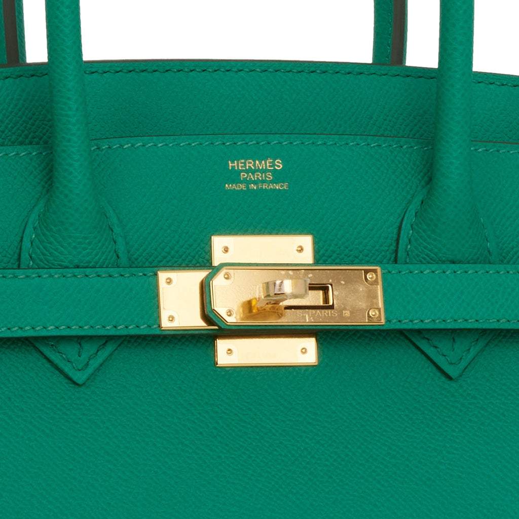 Hermès Birkin 30 Vert Jade Epsom Palladium Hardware PHW