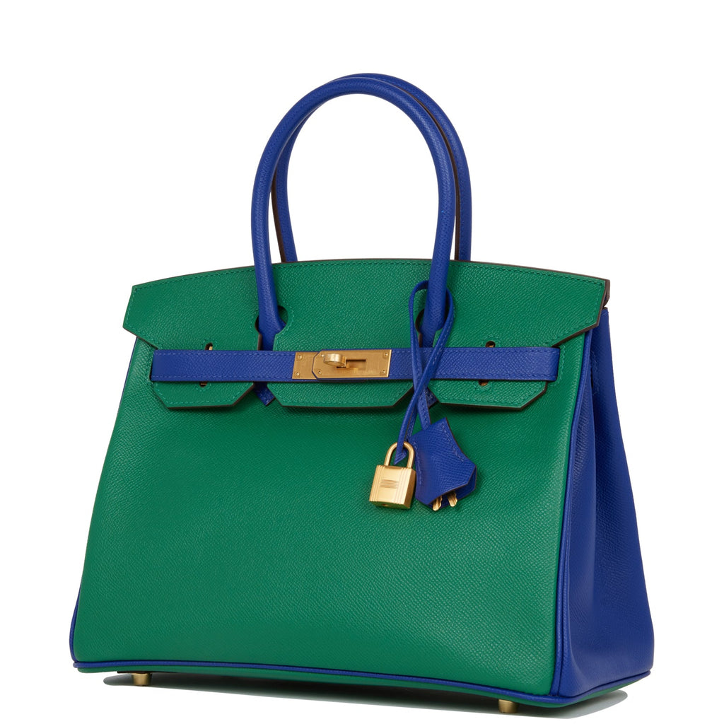 Galaxy luxury - Birkin 30 ostrich Color : vert verona D