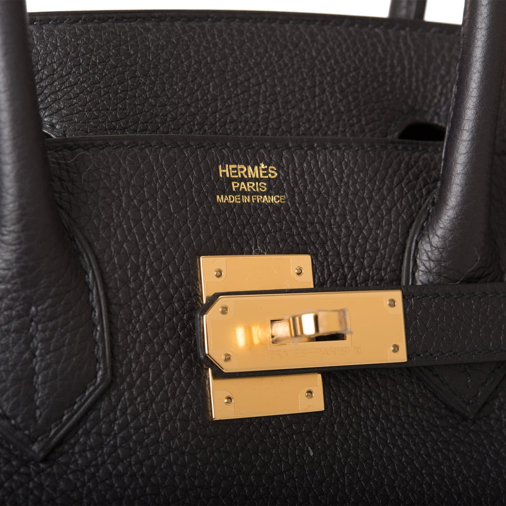 Hermes Birkin 35 Black Togo Gold Hardware – Madison Avenue Couture