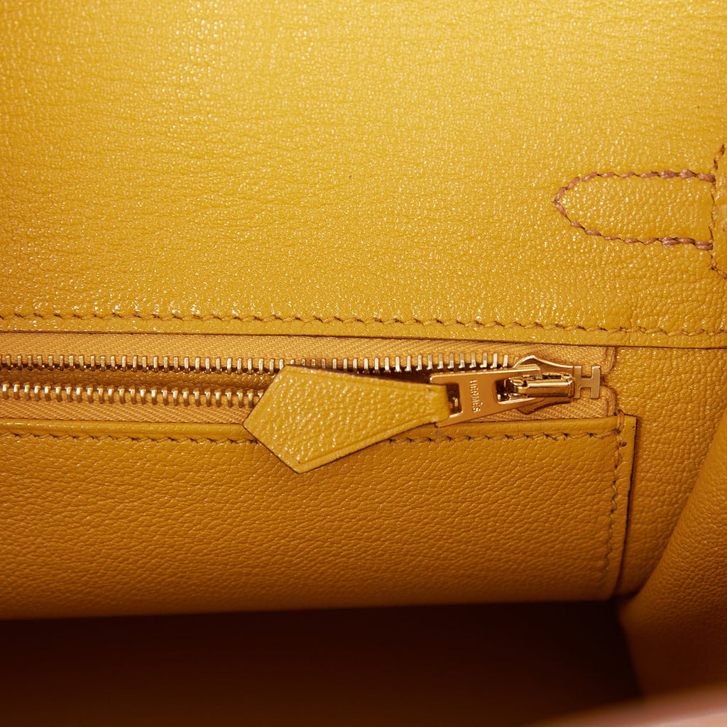 Hermès Birkin 25 HSS Jaune d'Or Epsom Gold Hardware - 2020, Y – ZAK BAGS ©️
