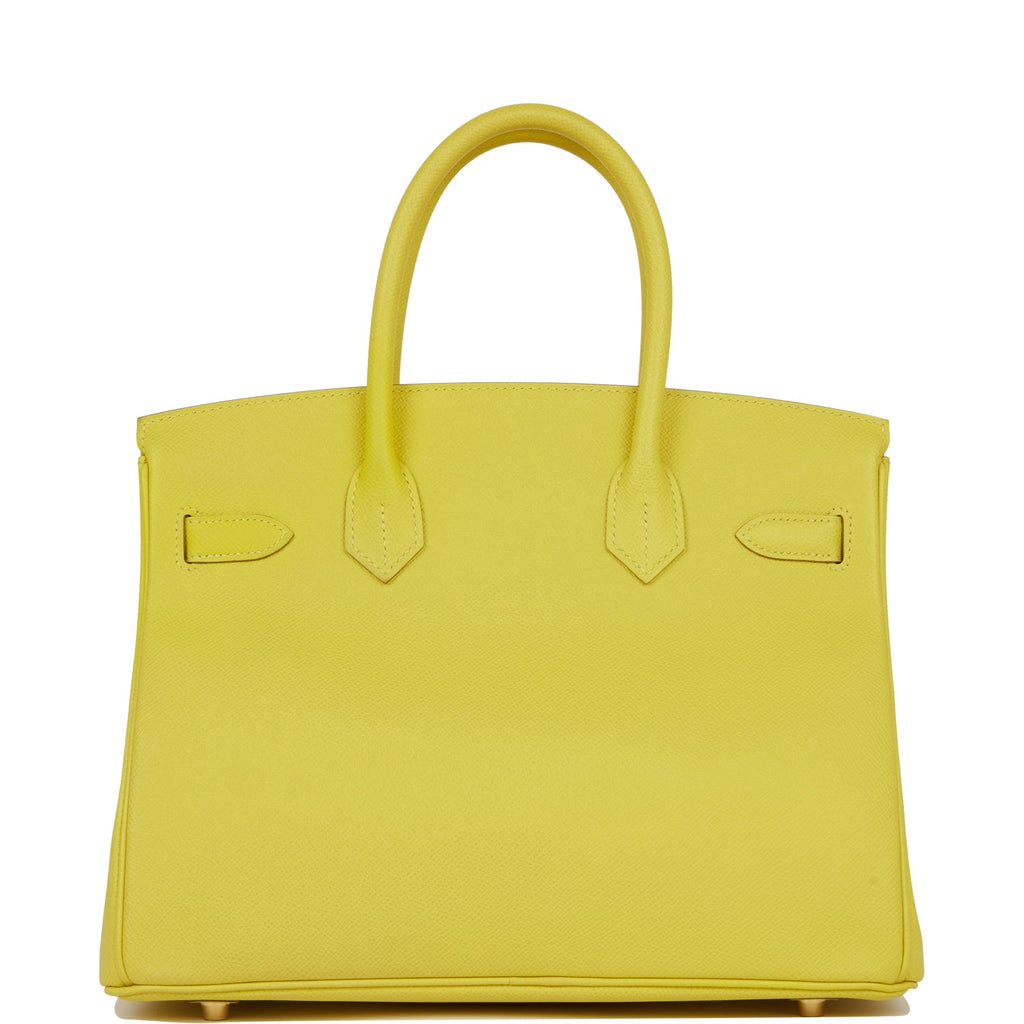 Hermes Birkin 30 Lime Epsom GHW Handbag 2020 in BOX
