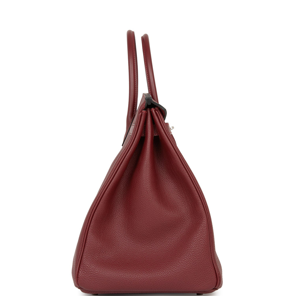 Hermès Rouge H Fjord Birkin 40 GHW - Handbag | Pre-owned & Certified | used Second Hand | Unisex
