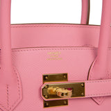 Hermes Birkin 35 Bag Multicolored 1q Rose Confetti Epsom Calfskin GHW