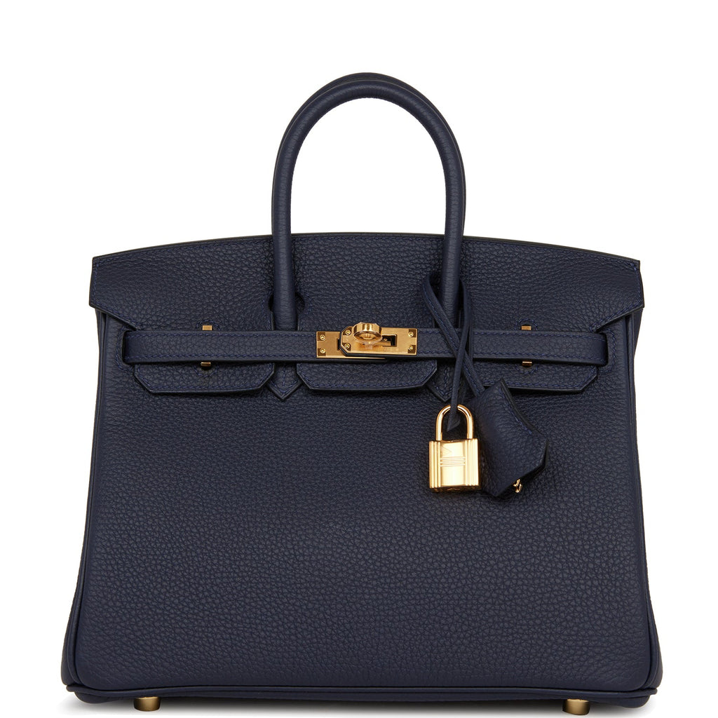 Hermès Birkin 25 Bleu Nuit Togo Gold Hardware – Hani bags