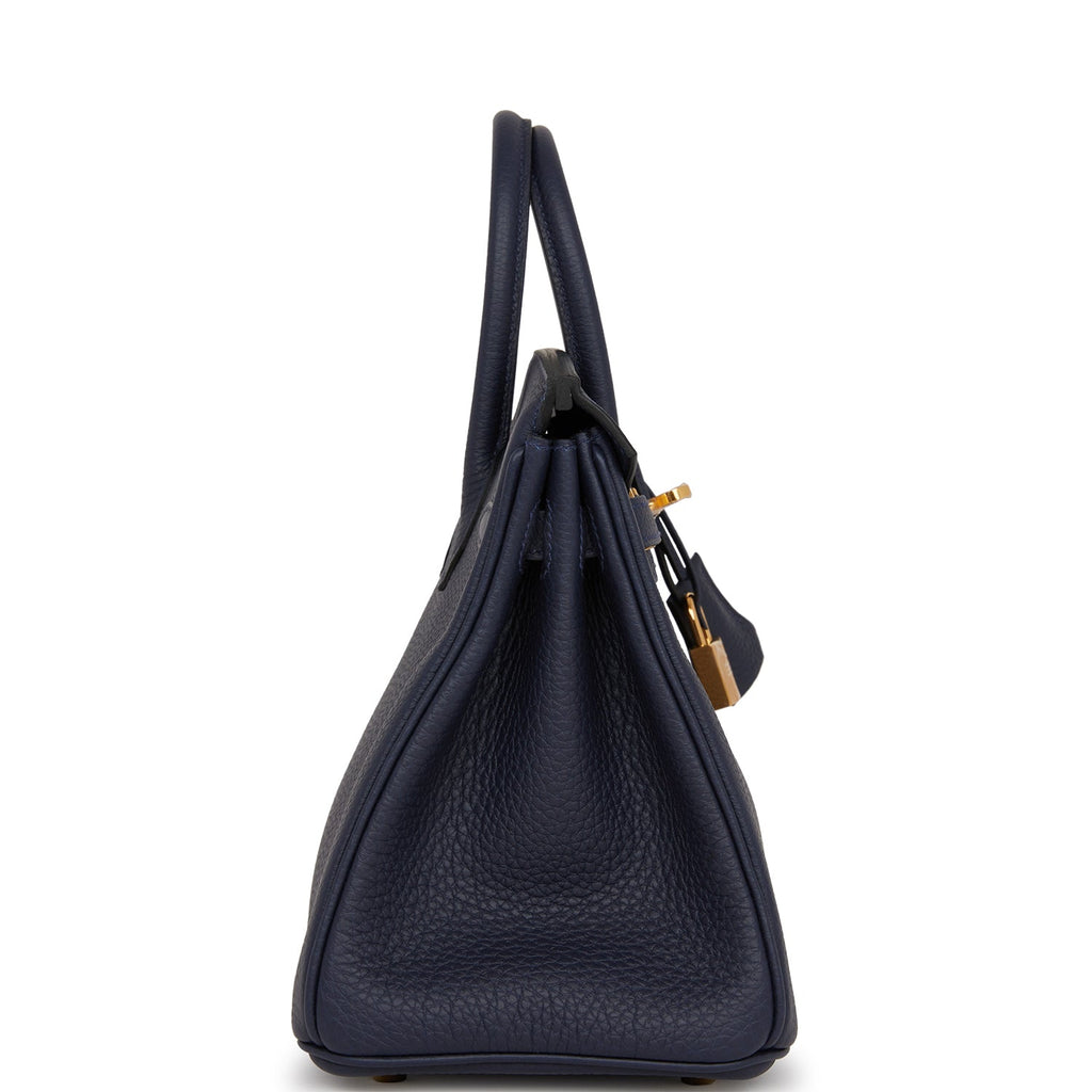Hermes Birkin 25 Bleu Nuit Togo GHW Handbag in Box 2020