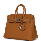 Hermes Birkin 25 Gold Togo Palladium Hardware