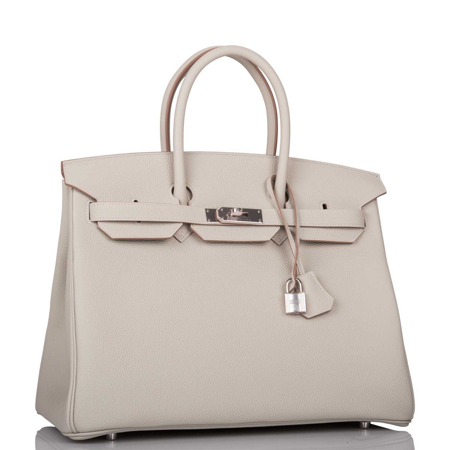 Hermes Gris Perle Togo Birkin 35cm Palladium hardware – Madison Avenue ...