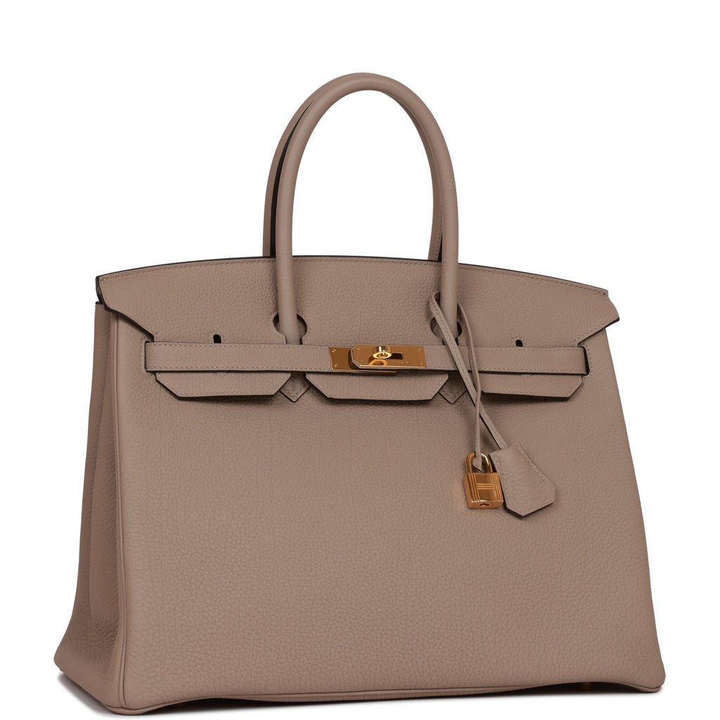 Pre-owned Hermes Birkin 35 Gold Togo Gold Hardware – Madison