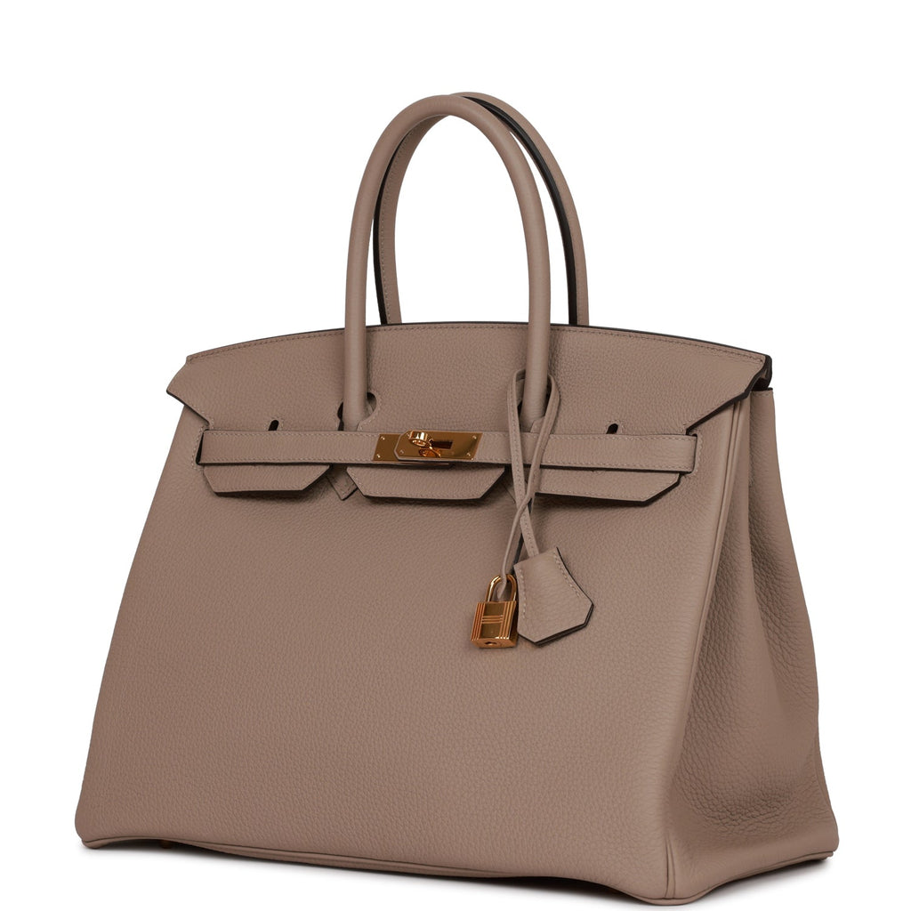 Hermès Hermes Cuivre Togo Birkin 35 GHW Brown Leather ref.875786 - Joli  Closet