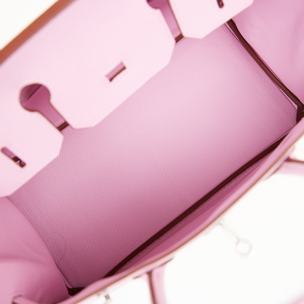 HERMES BIRKIN 30 CM Mauve Sylvestre Clemence Palladium Hardware Pink P –  Empire Lusso