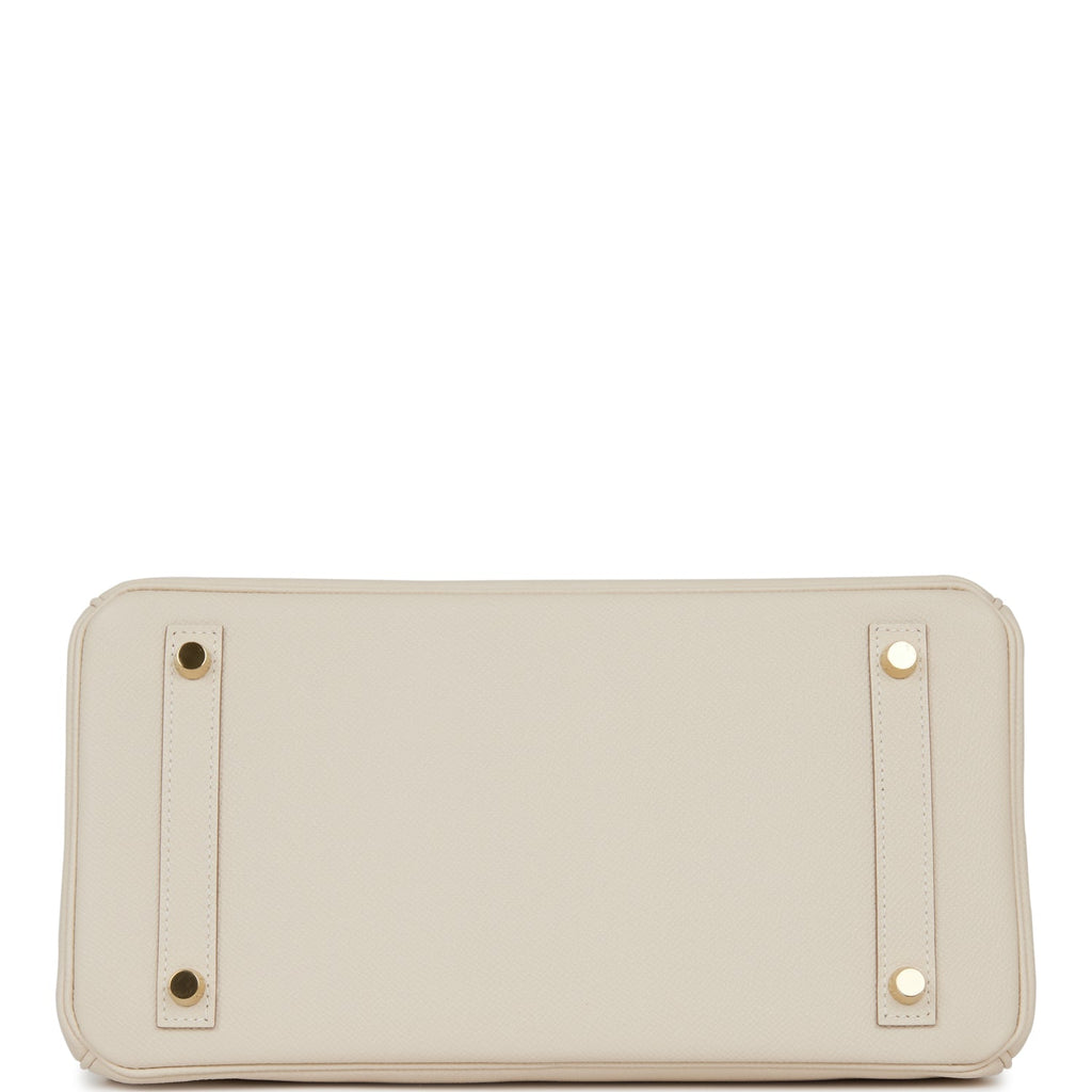 Hermès Birkin 30 Epsom Leather Handbag-Craie Gold Hardware