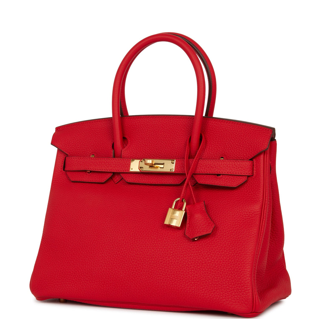 Hermes Birkin 30 Rouge de Coeur Togo Gold Hardware – Madison Avenue Couture