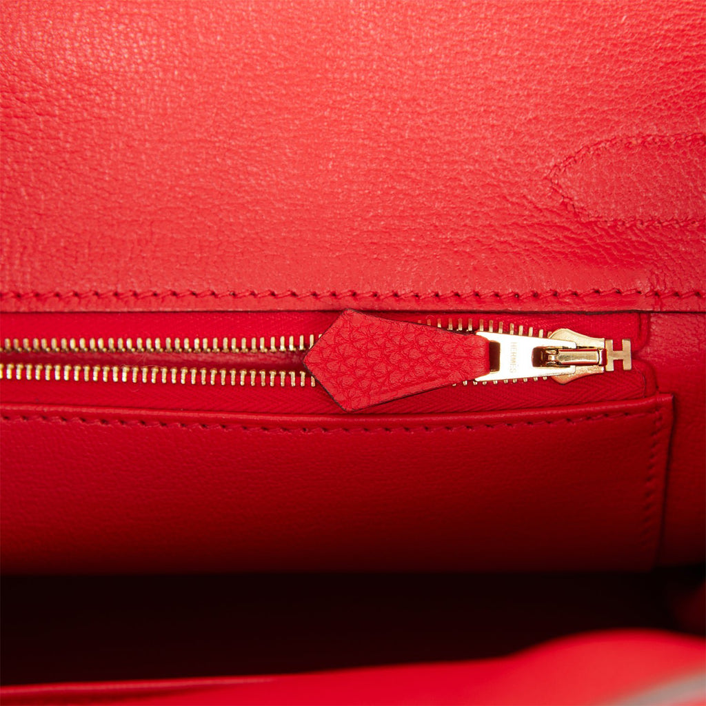Hermès Birkin 30 Rouge de Coeur Togo Gold Hardware GHW