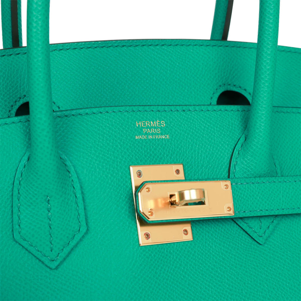 Hermes Birkin 30 Vert Criquet Green Epsom Leather Gold Hardware – Lux  Addicts
