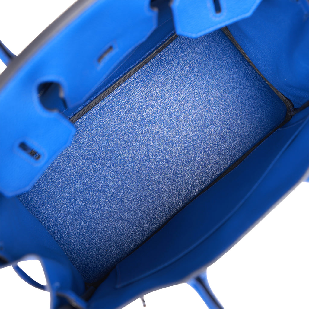 Hermes Birkin 30 Bleu Royal Togo PHW, U-Stamp Handbag Full Set 2022