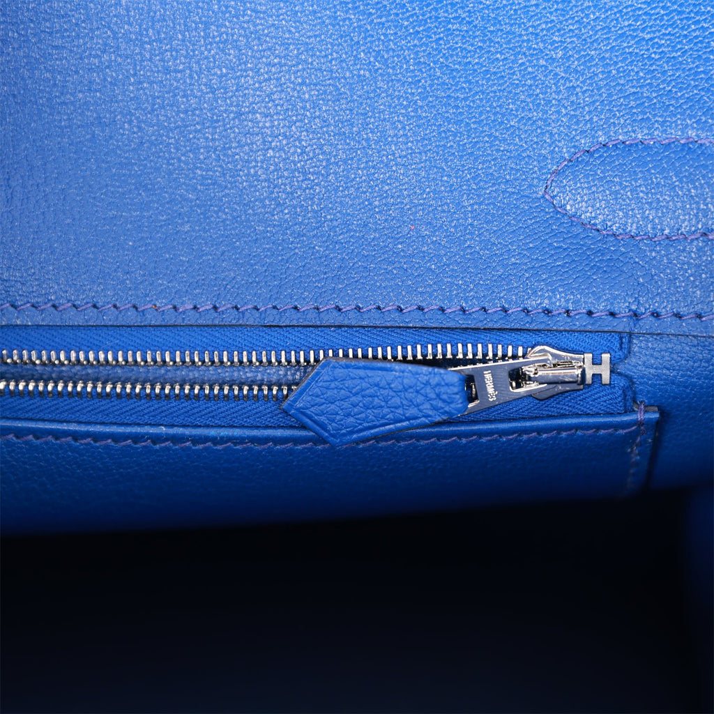 Hermes Birkin 30 Bleu Royal Togo Gold Hardware – Khalibags