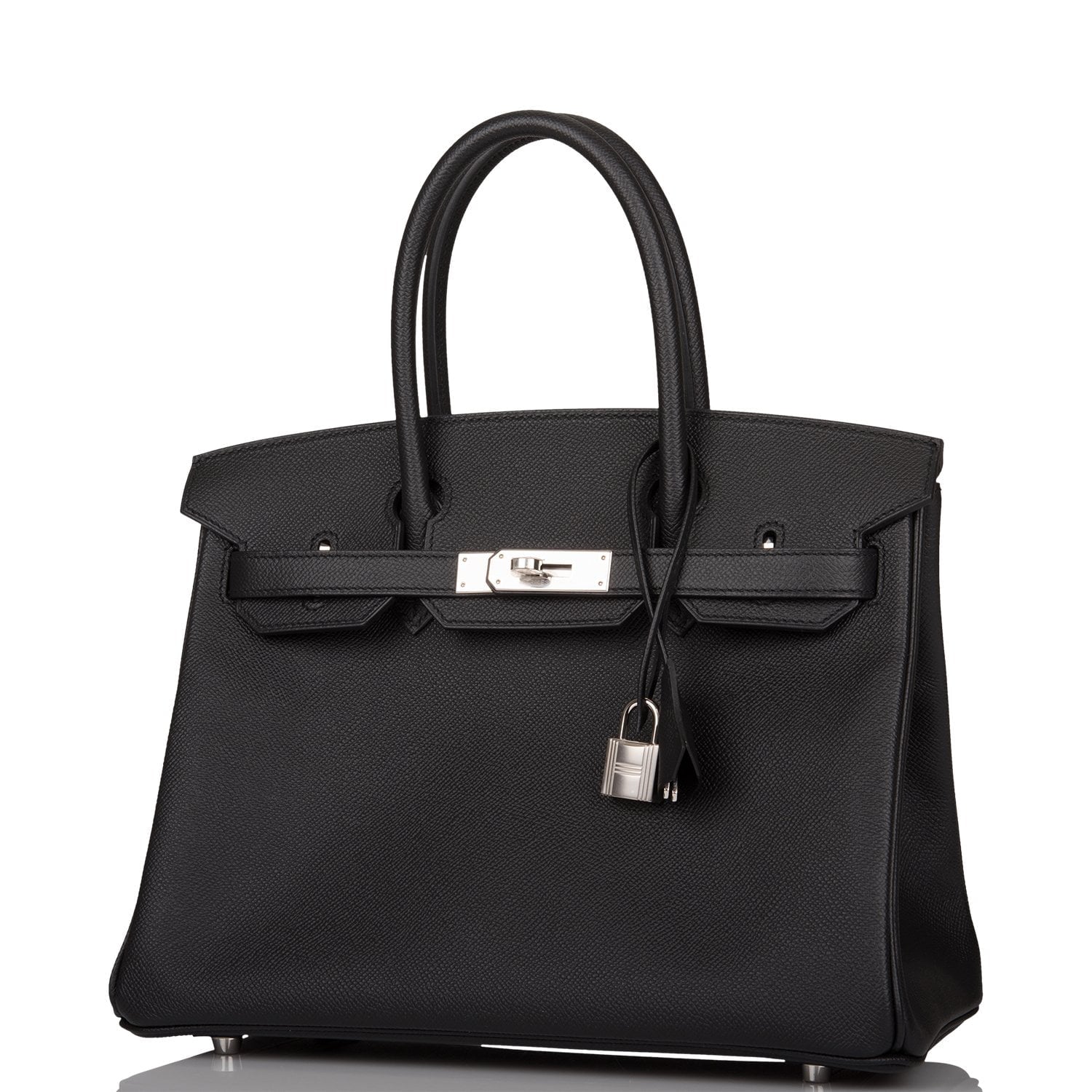 Hermes Birkin 30 Black Epsom Palladium Hardware – Madison Avenue Couture