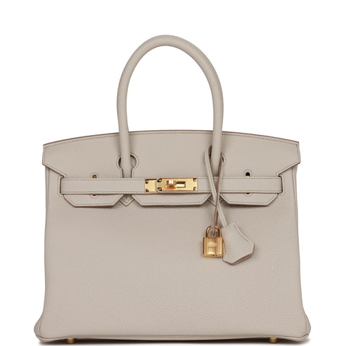Hermes Birkin 30 Beton Togo Gold Hardware